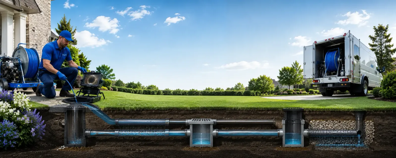 Outdoor drain cleaning information for Moravia, IA